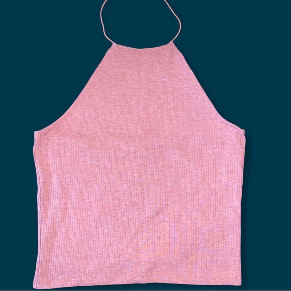 Me to We Light Pink Halter Tank Top
